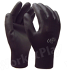 Immagine di 24 paia di guanti da lavoro in poliuretano nero